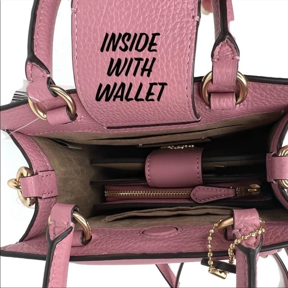 C7599 Coach Mini Pepper Flower Petal Bag and Wallet Set NWT C7653 NEW FOR SPRING - Picture 15 of 16